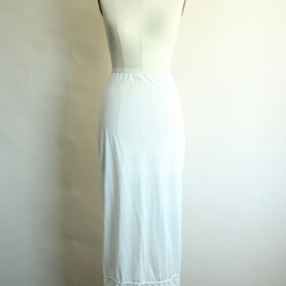 Vintage 1960s Half Slip, American Maid White Nylon, Size Petite - Picture 2 of 10